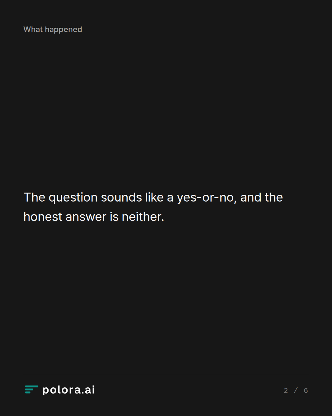 The question sounds like a yes-or-no, and the honest answer is neither.