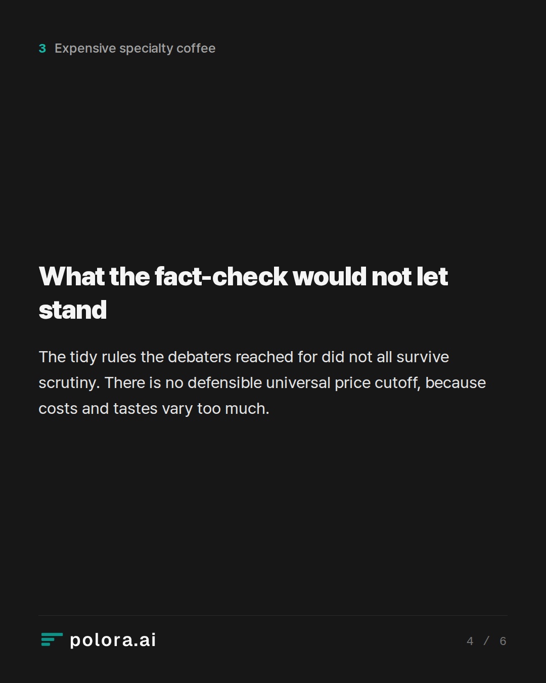 What the fact-check would not let stand