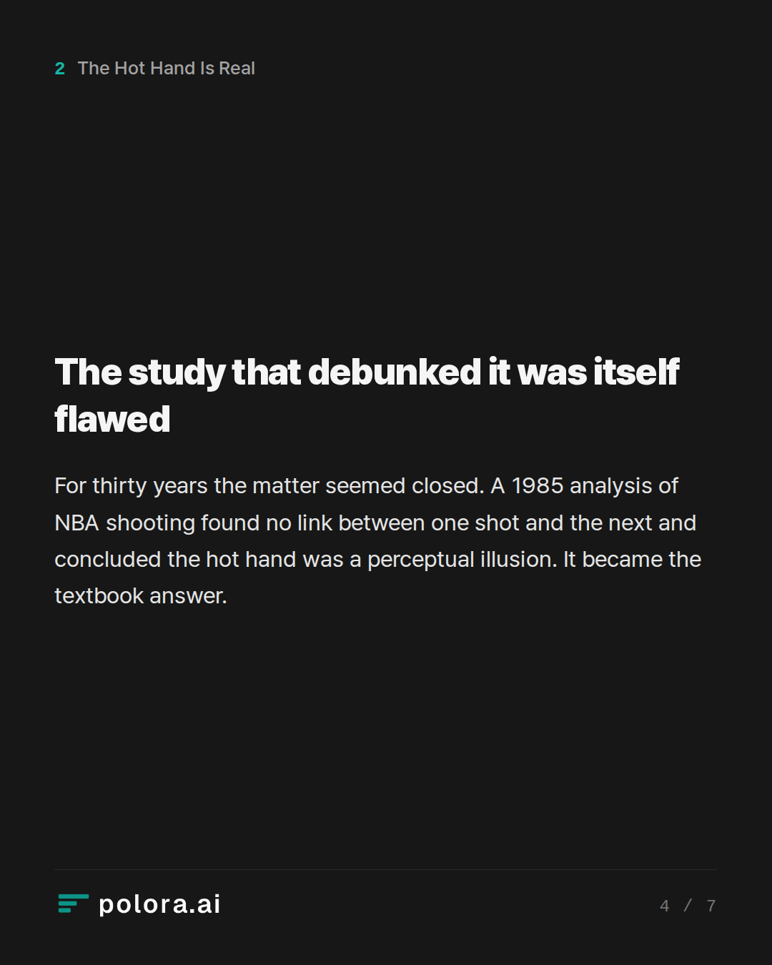 The study that debunked it was itself flawed