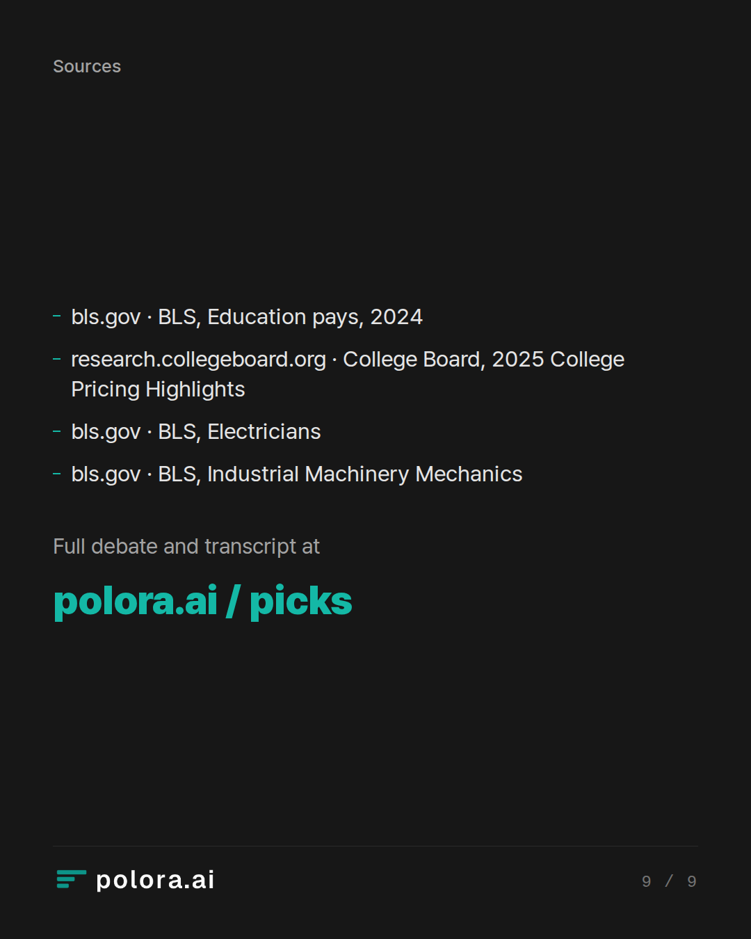 Sources bls.gov · BLS, Education pays, 2024, research.collegeboard.org · College Board, 2025 College Pricing Highlights, bls.gov · BLS, Electricians