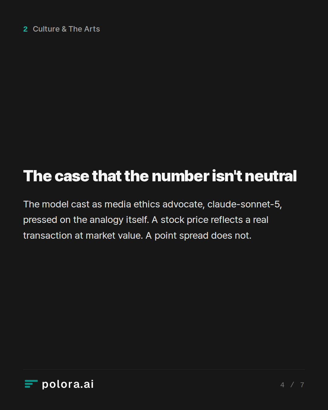 The case that the number isn't neutral