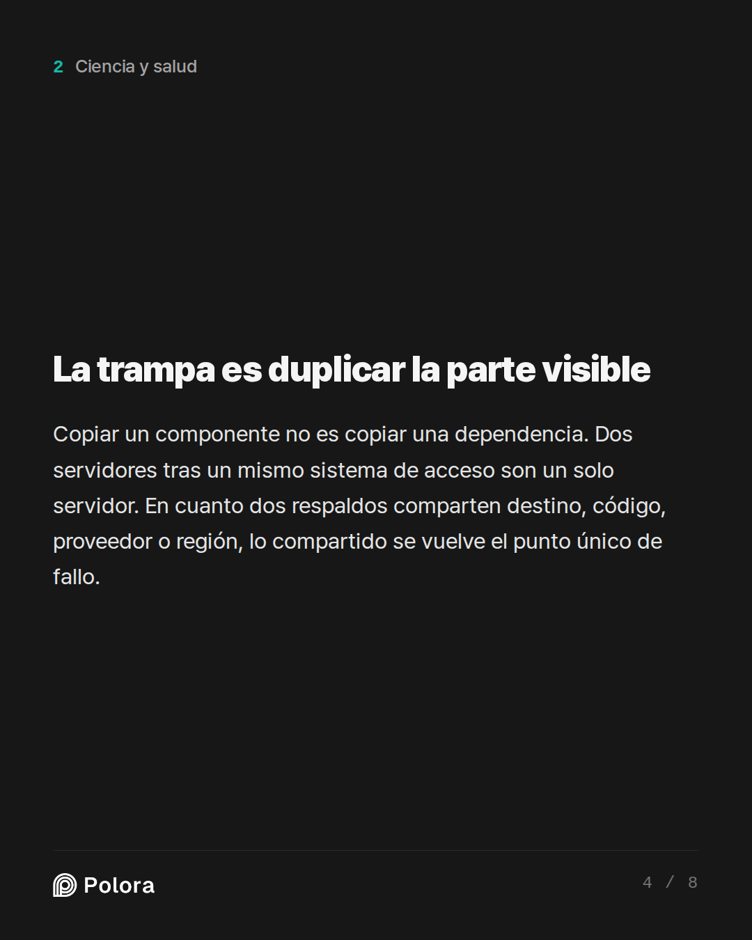 La trampa es duplicar la parte visible