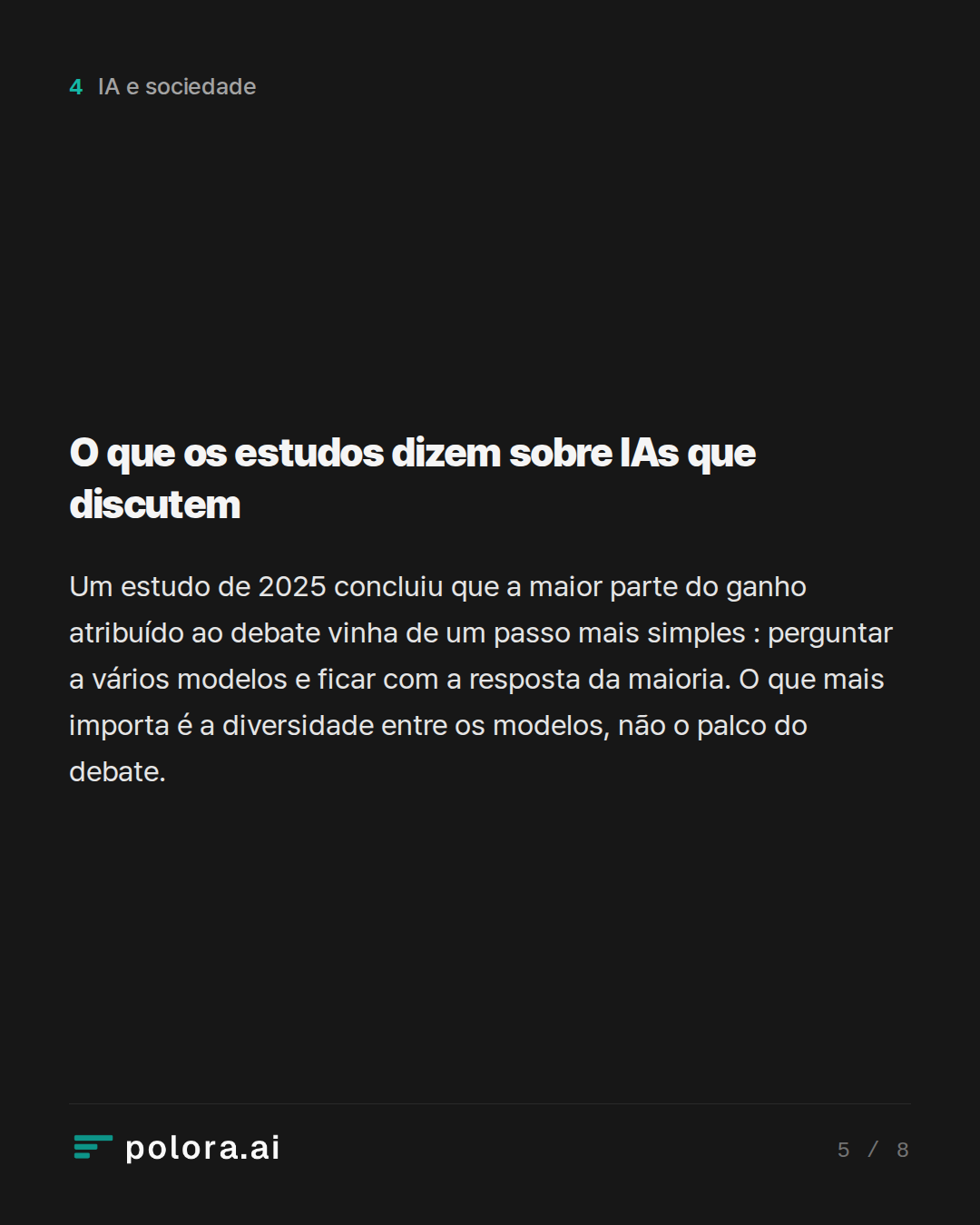 O que os estudos dizem sobre IAs que discutem