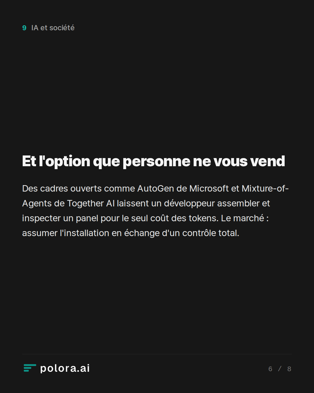 Et l'option que personne ne vous vend
