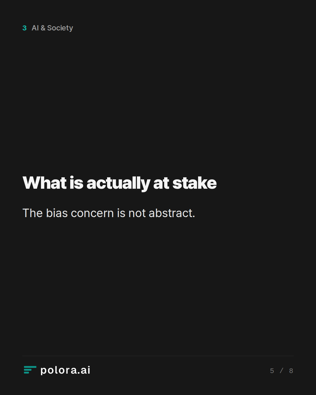 What is actually at stake