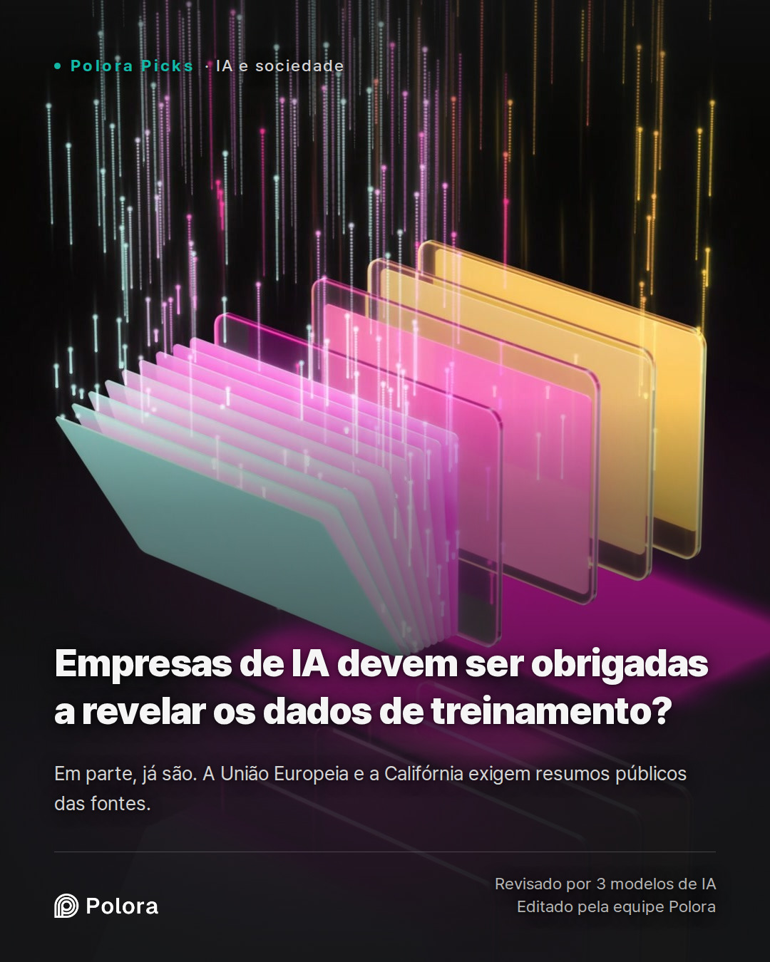 Empresas de IA devem ser obrigadas a revelar os dados de treinamento?