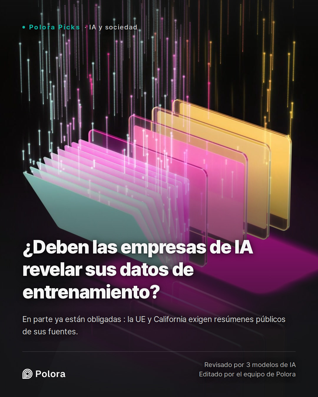 ¿Deben las empresas de IA revelar sus datos de entrenamiento?