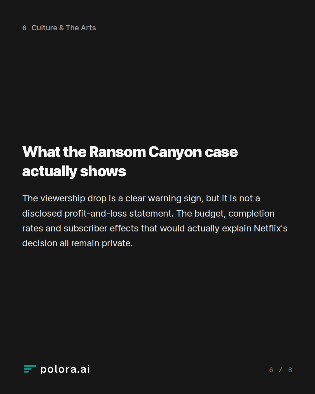 What the Ransom Canyon case actually shows