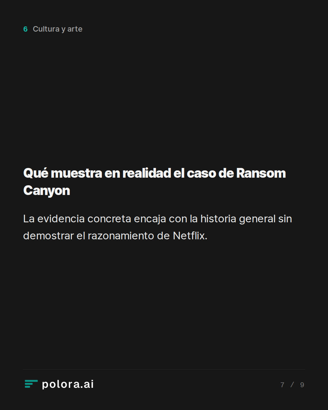 Qué muestra en realidad el caso de Ransom Canyon