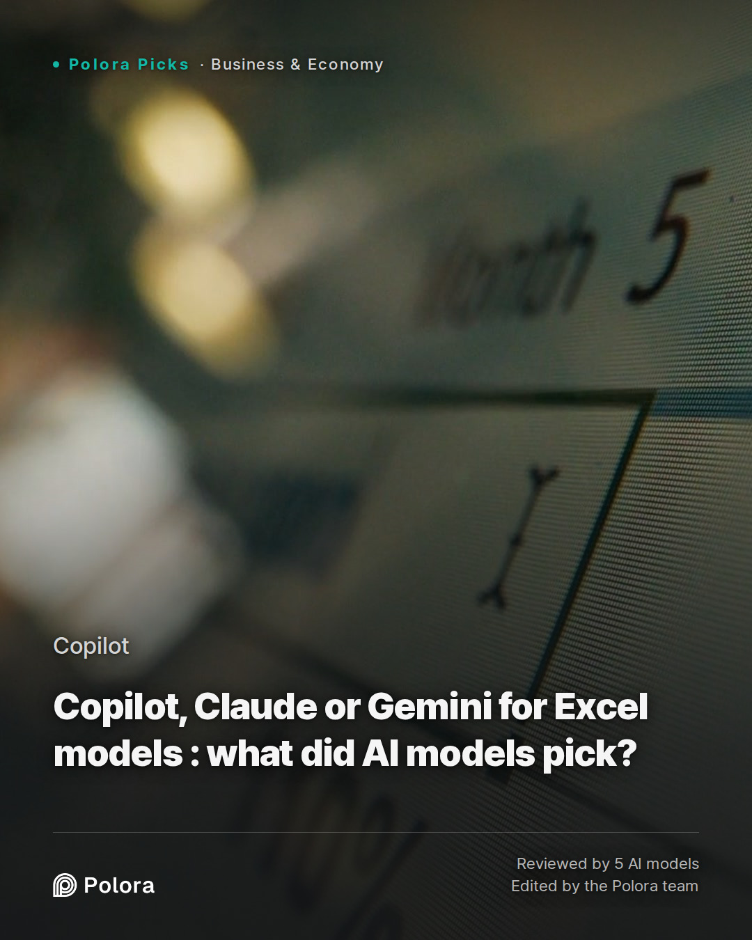 Copilot, Claude or Gemini for Excel models : what did AI models pick?