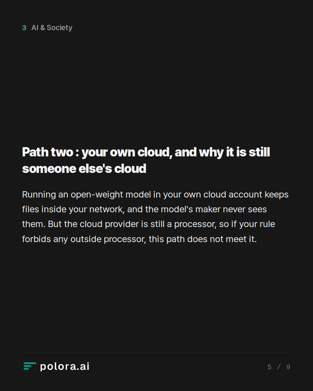 Path two : your own cloud, and why it is still someone else's cloud