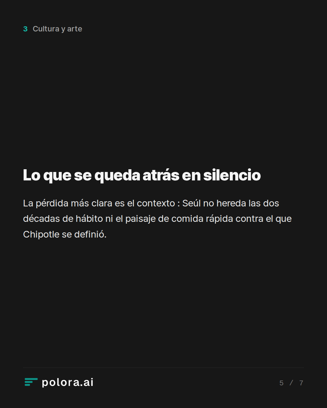 Lo que se queda atrás en silencio