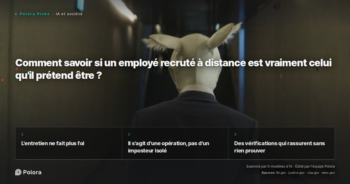 Comment savoir si un employé recruté à distance est vraiment celui qu'il prétend être ?