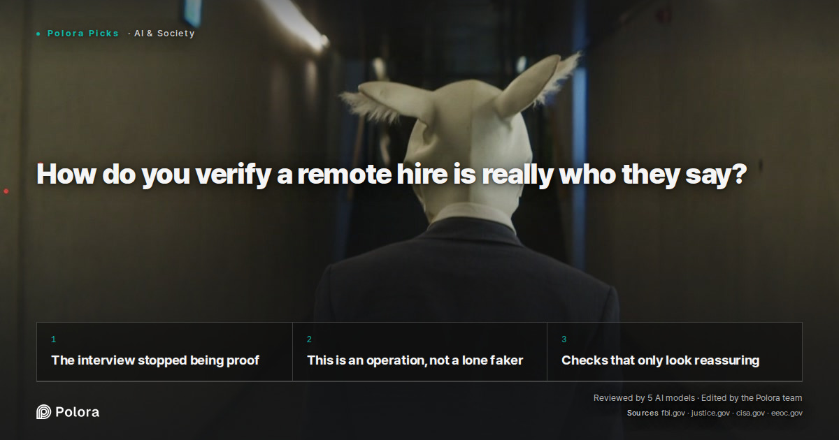 How do you verify a remote hire is really who they say?