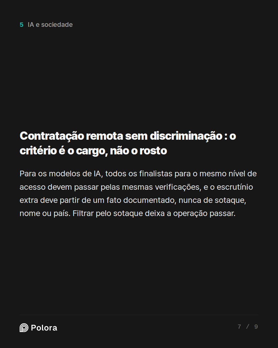 Contratação remota sem discriminação : o critério é o cargo, não o rosto
