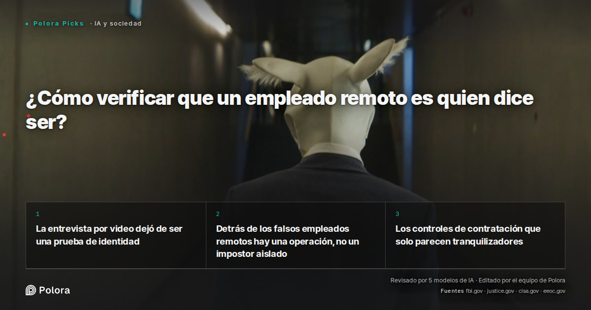 ¿Cómo verificar que un empleado remoto es quien dice ser?