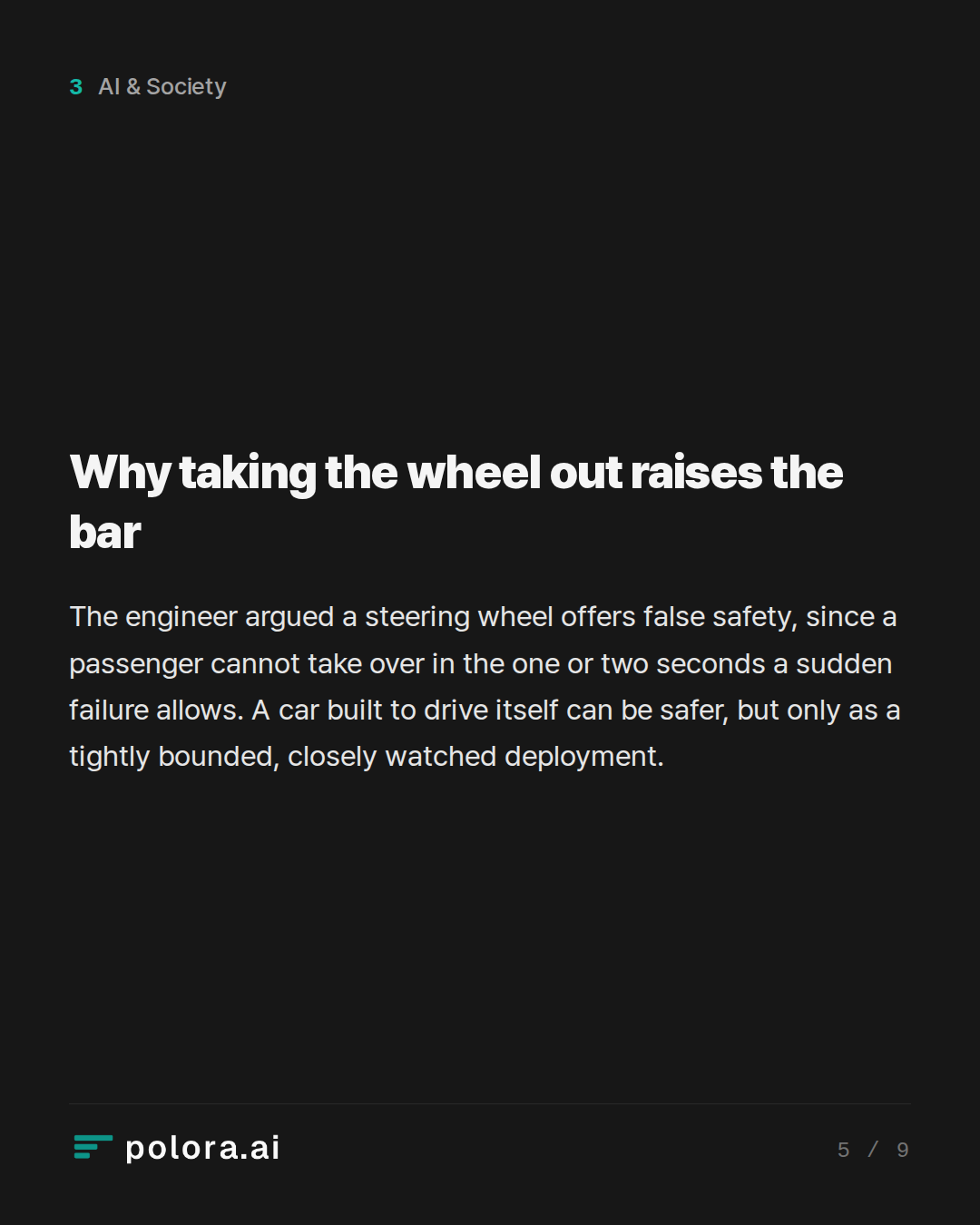 Why taking the wheel out raises the bar