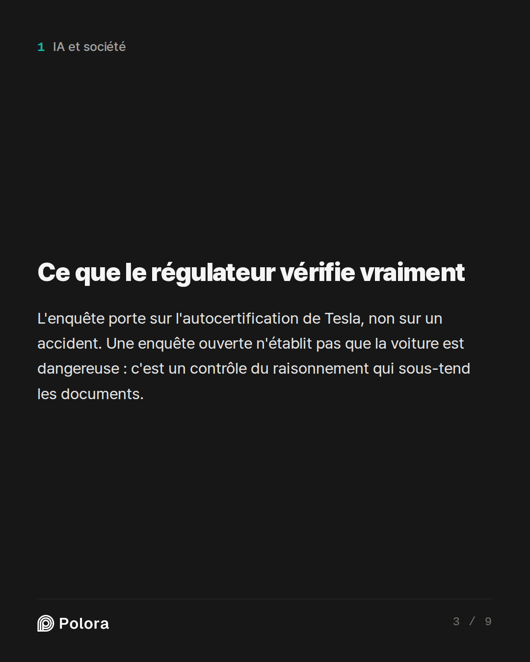 Ce que le régulateur vérifie vraiment