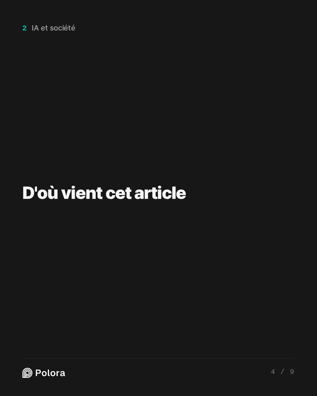 D'où vient cet article