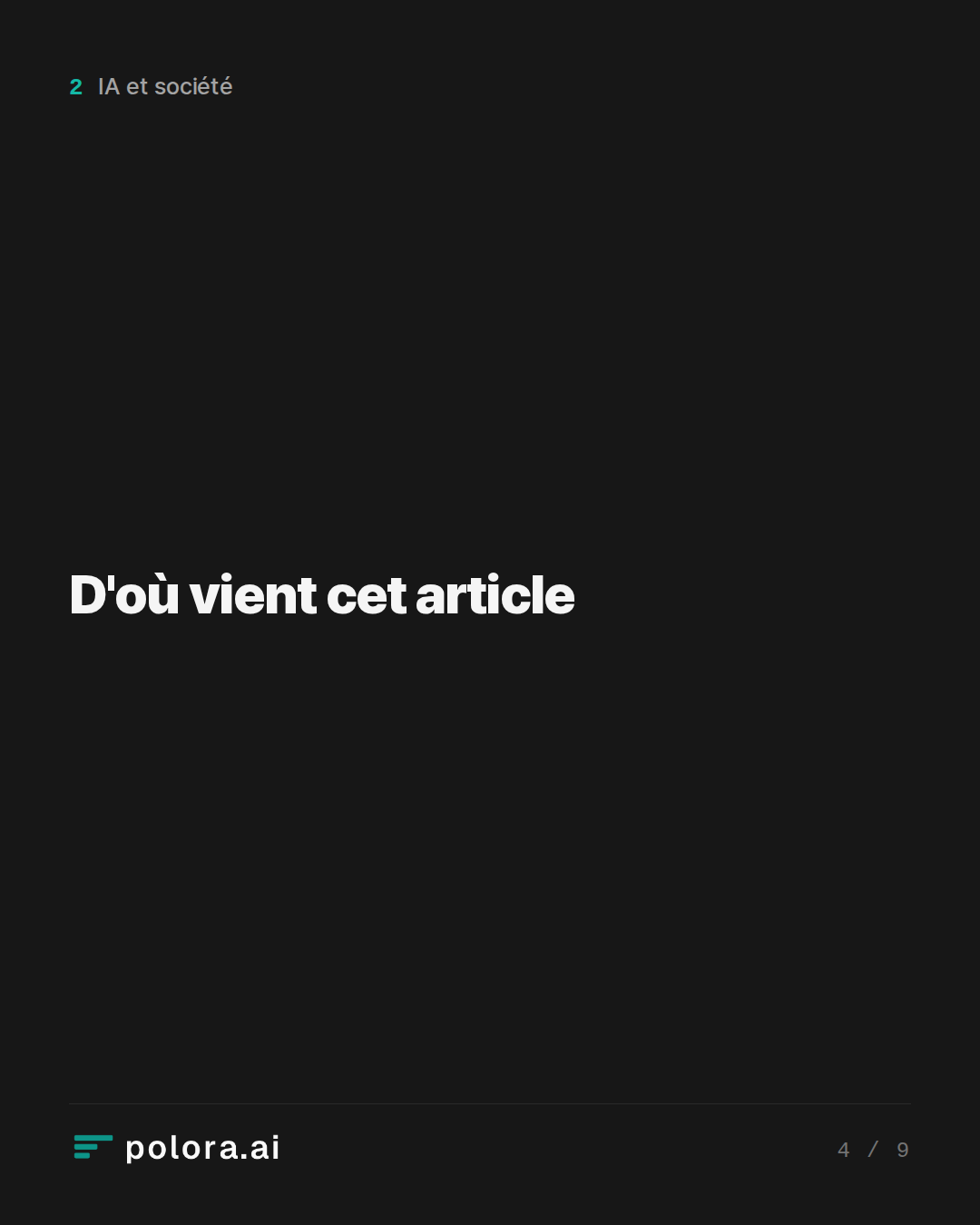 D'où vient cet article