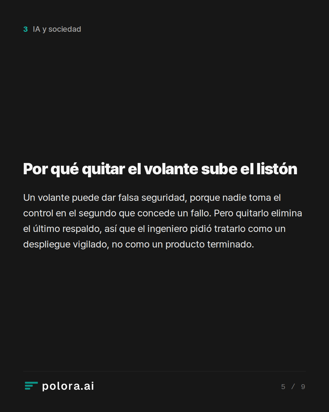 Por qué quitar el volante sube el listón