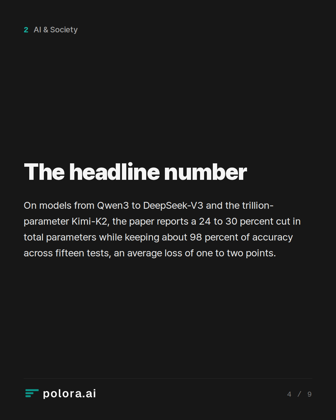 The headline number