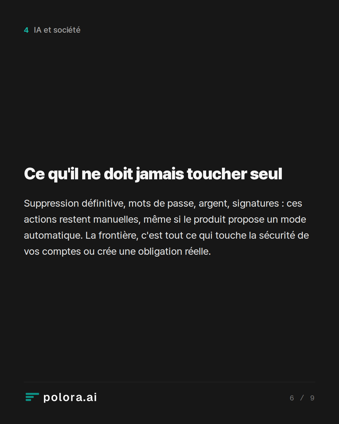 Ce qu'il ne doit jamais toucher seul