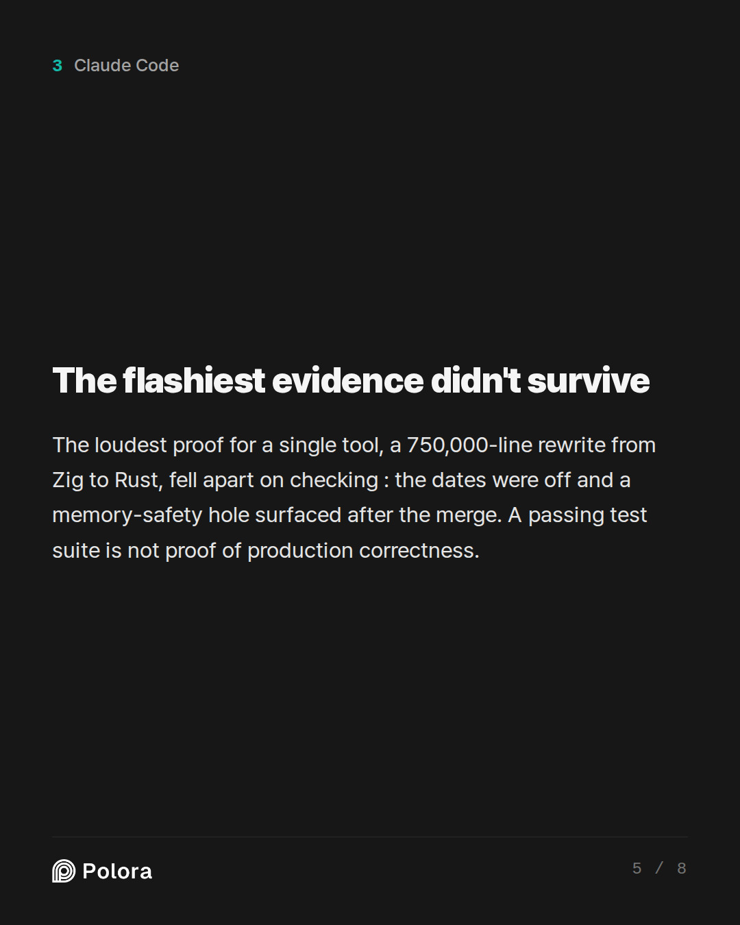 The flashiest evidence didn't survive
