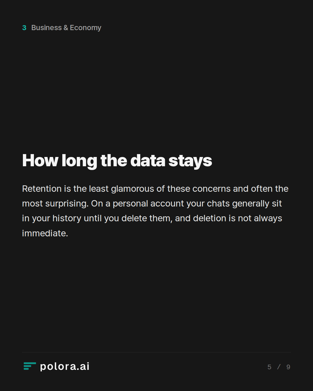 How long the data stays