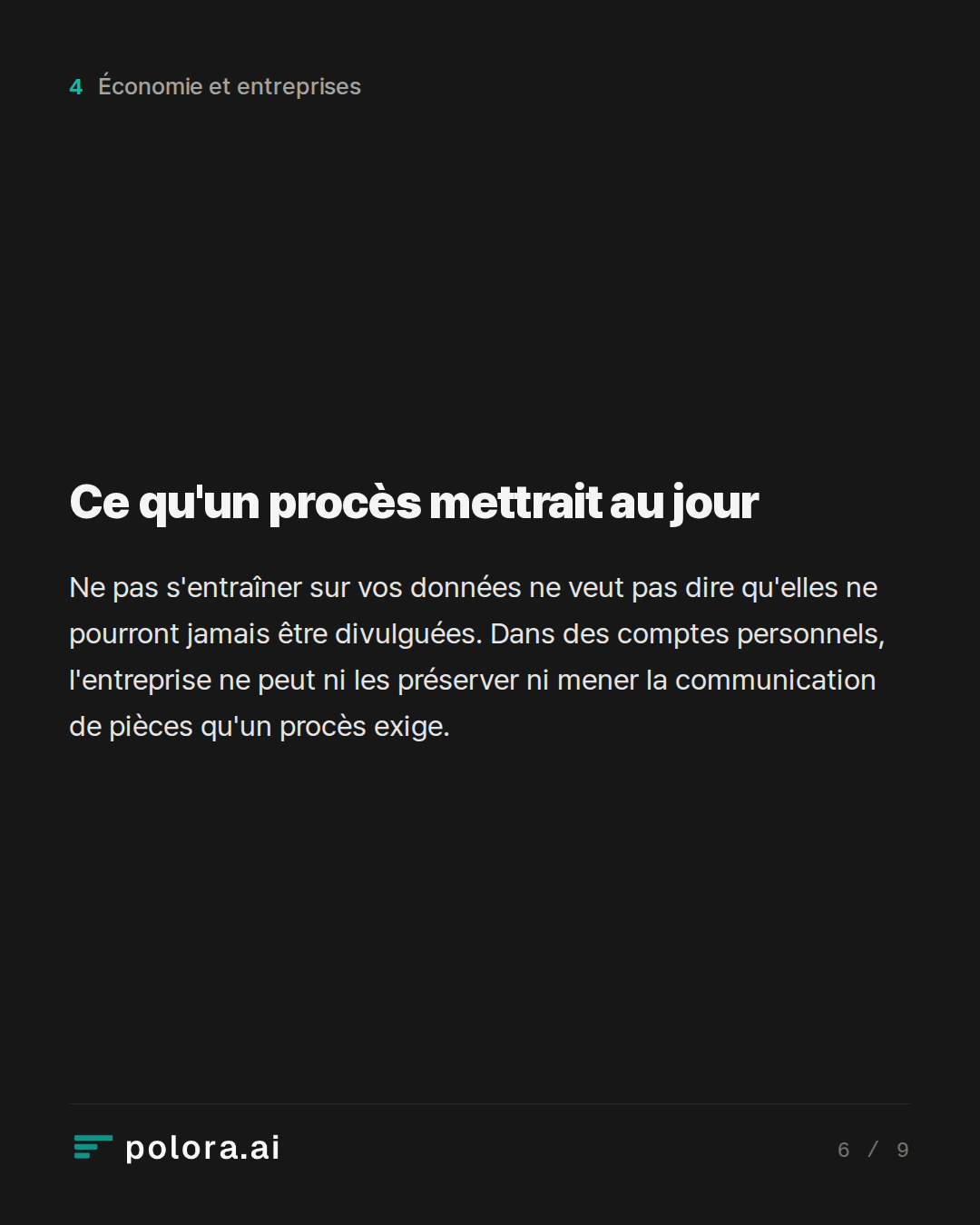 Ce qu'un procès mettrait au jour