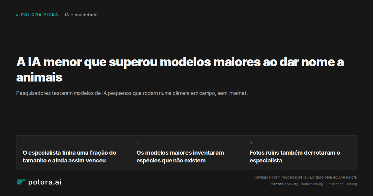 A IA menor que superou modelos maiores ao dar nome a animais