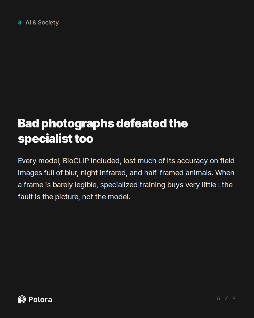 Bad photographs defeated the specialist too