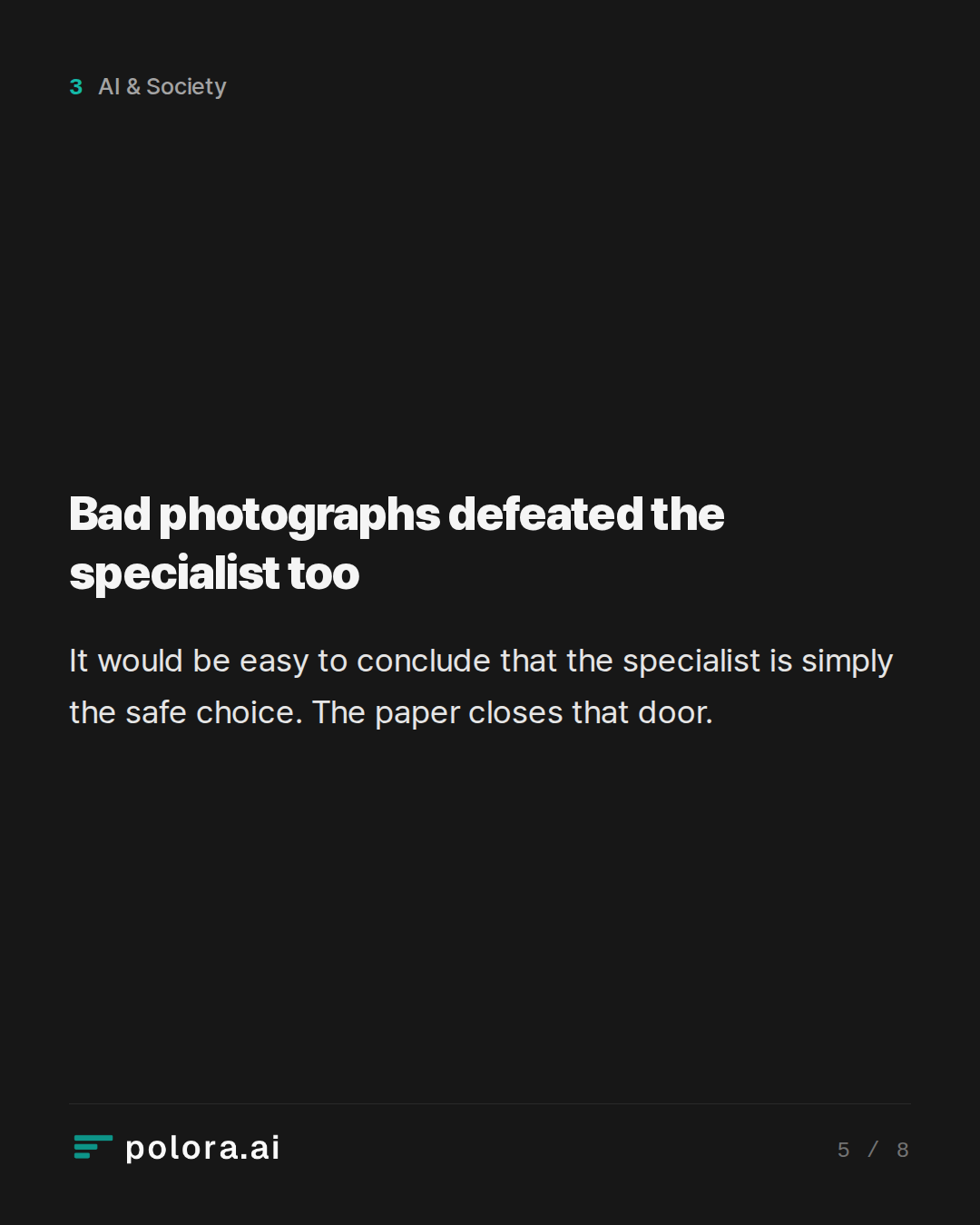Bad photographs defeated the specialist too