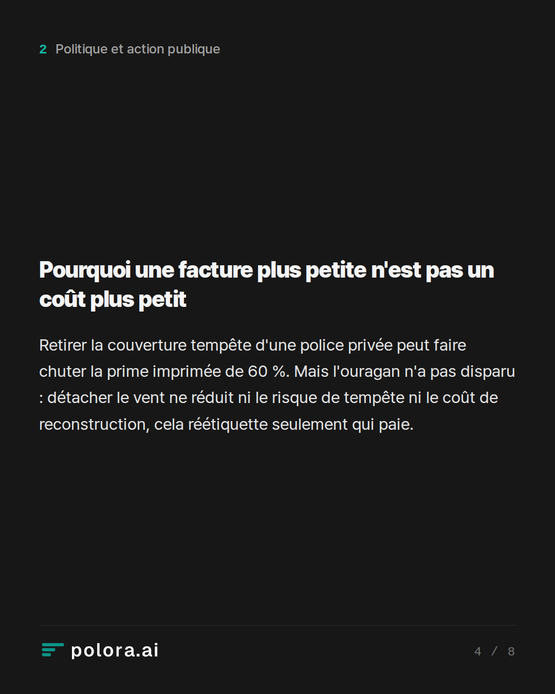 Pourquoi une facture plus petite n'est pas un coût plus petit