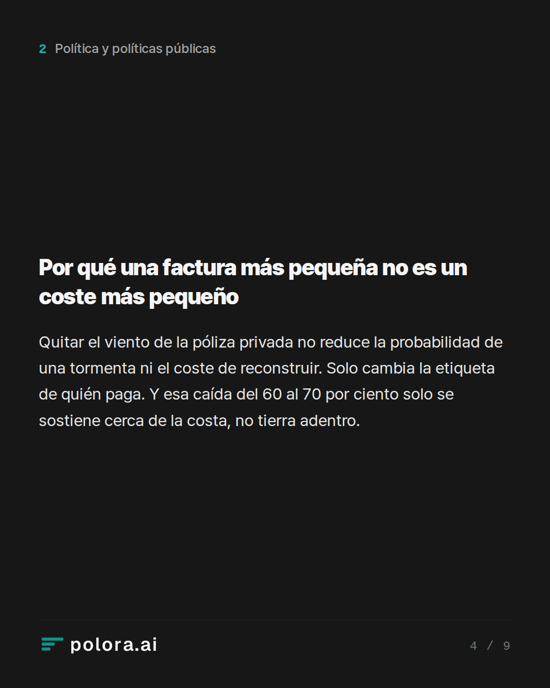 Por qué una factura más pequeña no es un coste más pequeño
