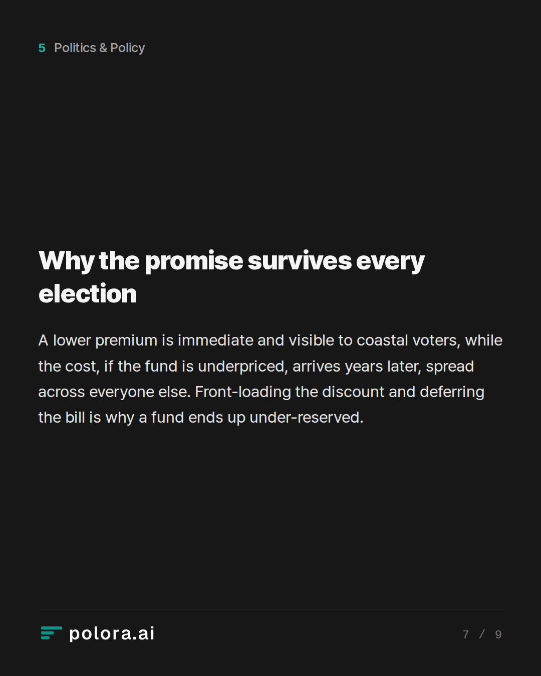 Why the promise survives every election
