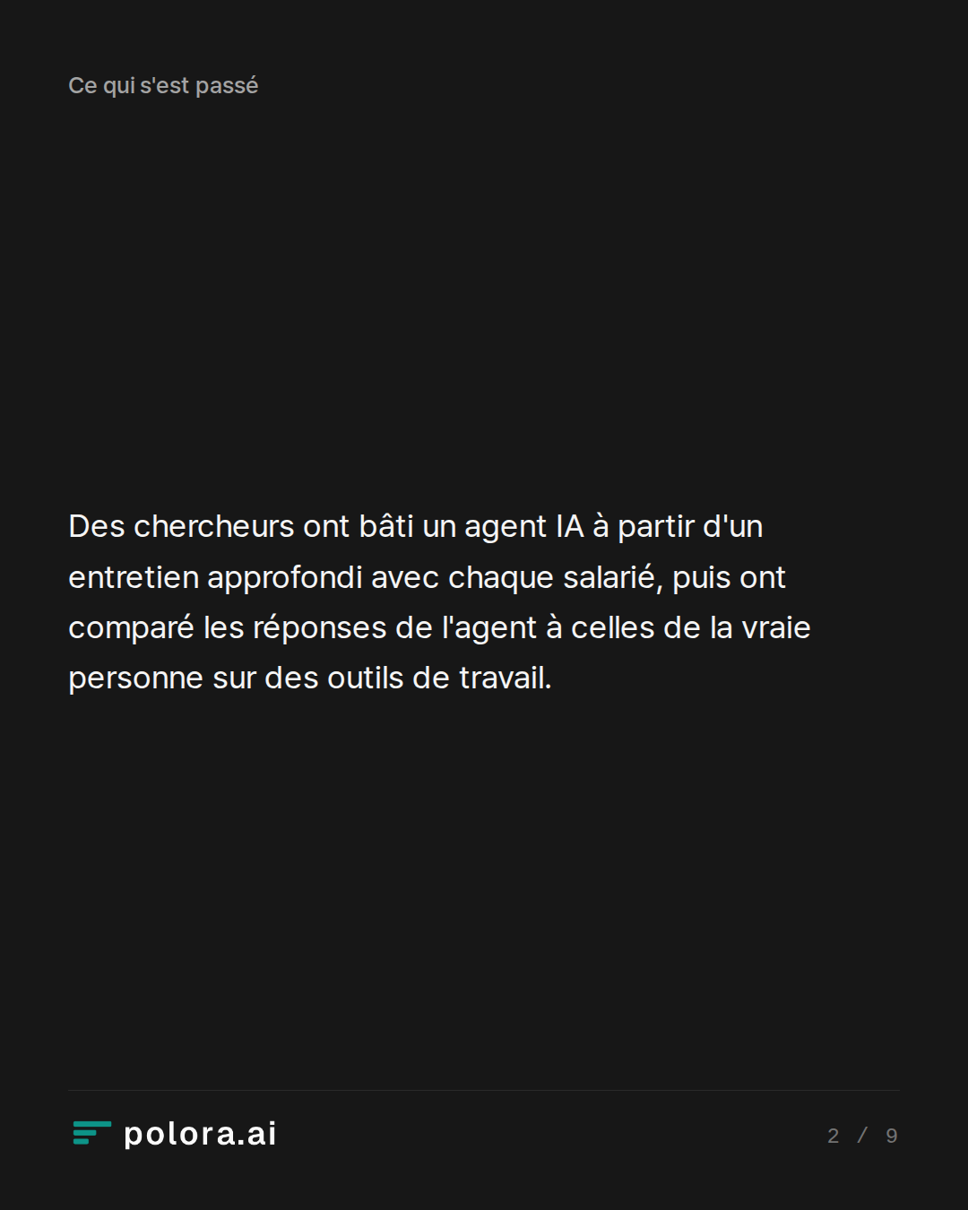 Des chercheurs ont bâti un agent IA à partir d'un entretien approfondi avec chaque salarié, puis ont comparé les réponses de l'agent à celles de la vraie personne sur des outils de travail.