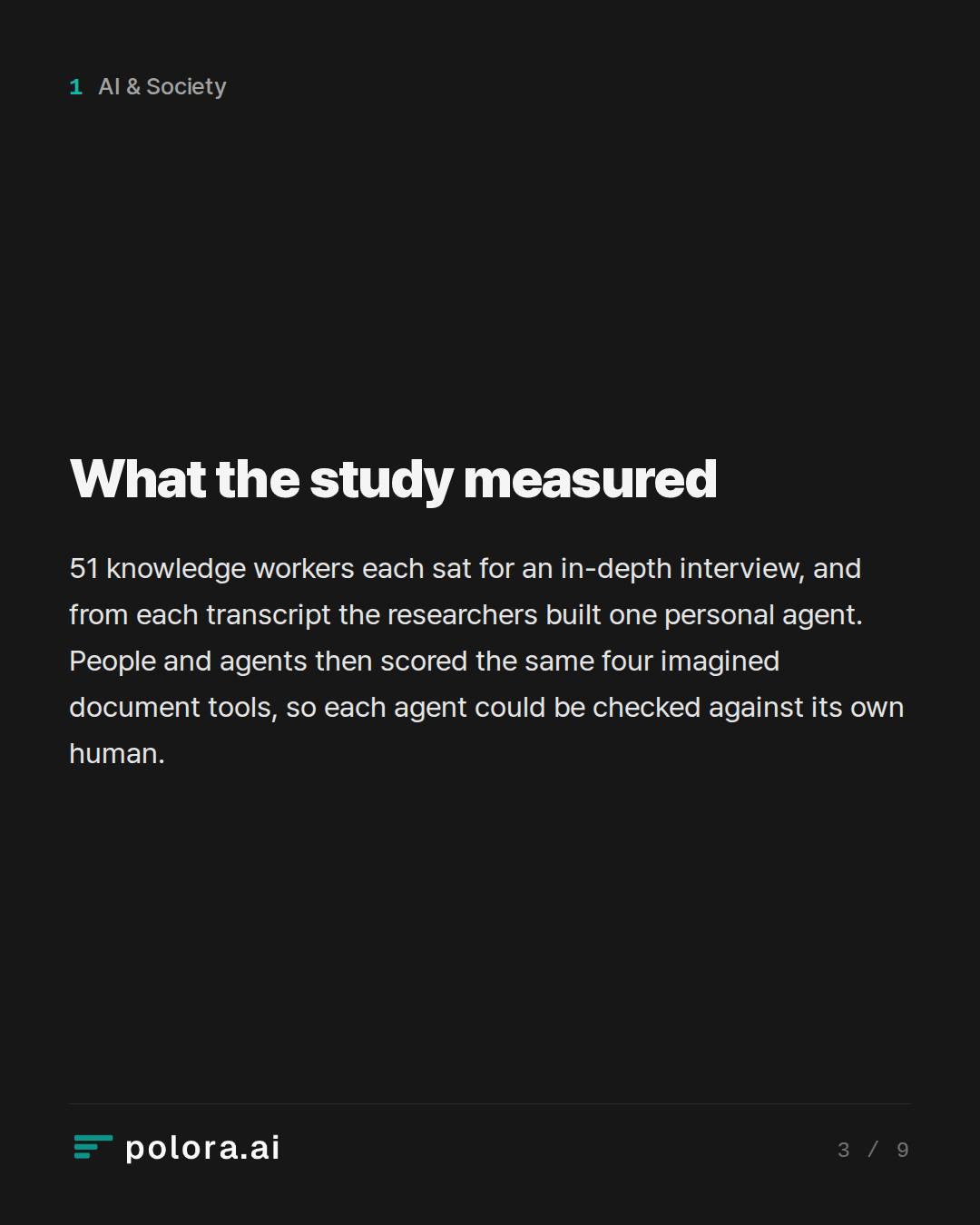 What the study measured