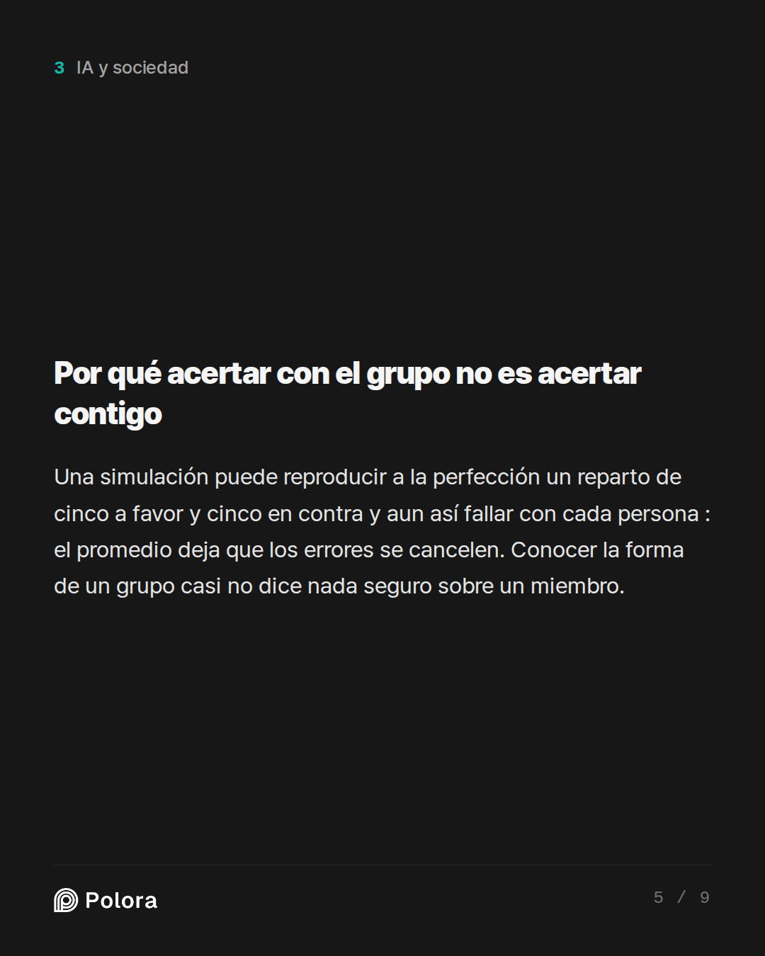 Por qué acertar con el grupo no es acertar contigo