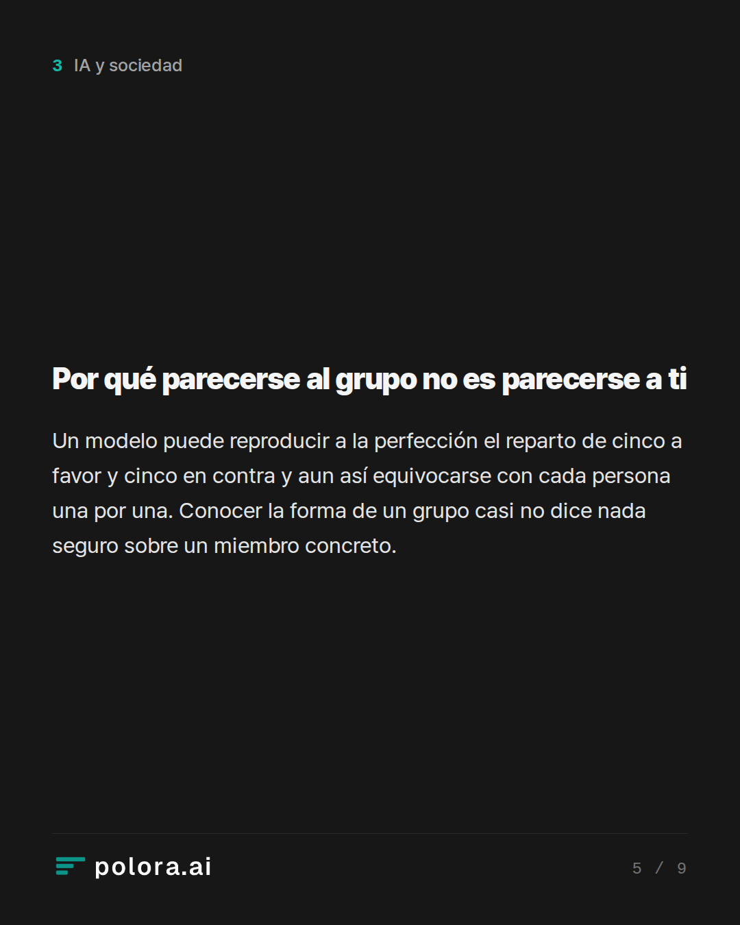 Por qué parecerse al grupo no es parecerse a ti