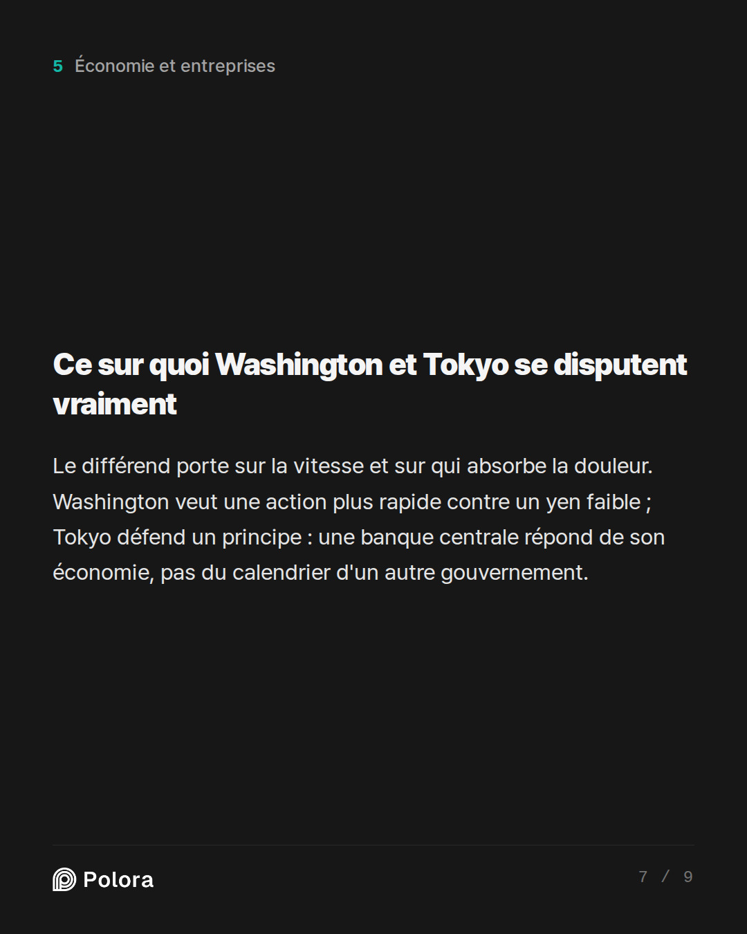 Ce sur quoi Washington et Tokyo se disputent vraiment