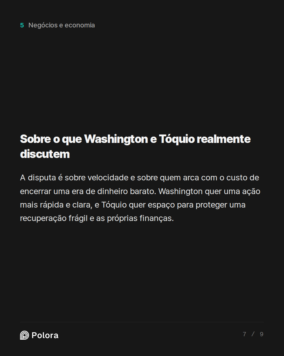Sobre o que Washington e Tóquio realmente discutem