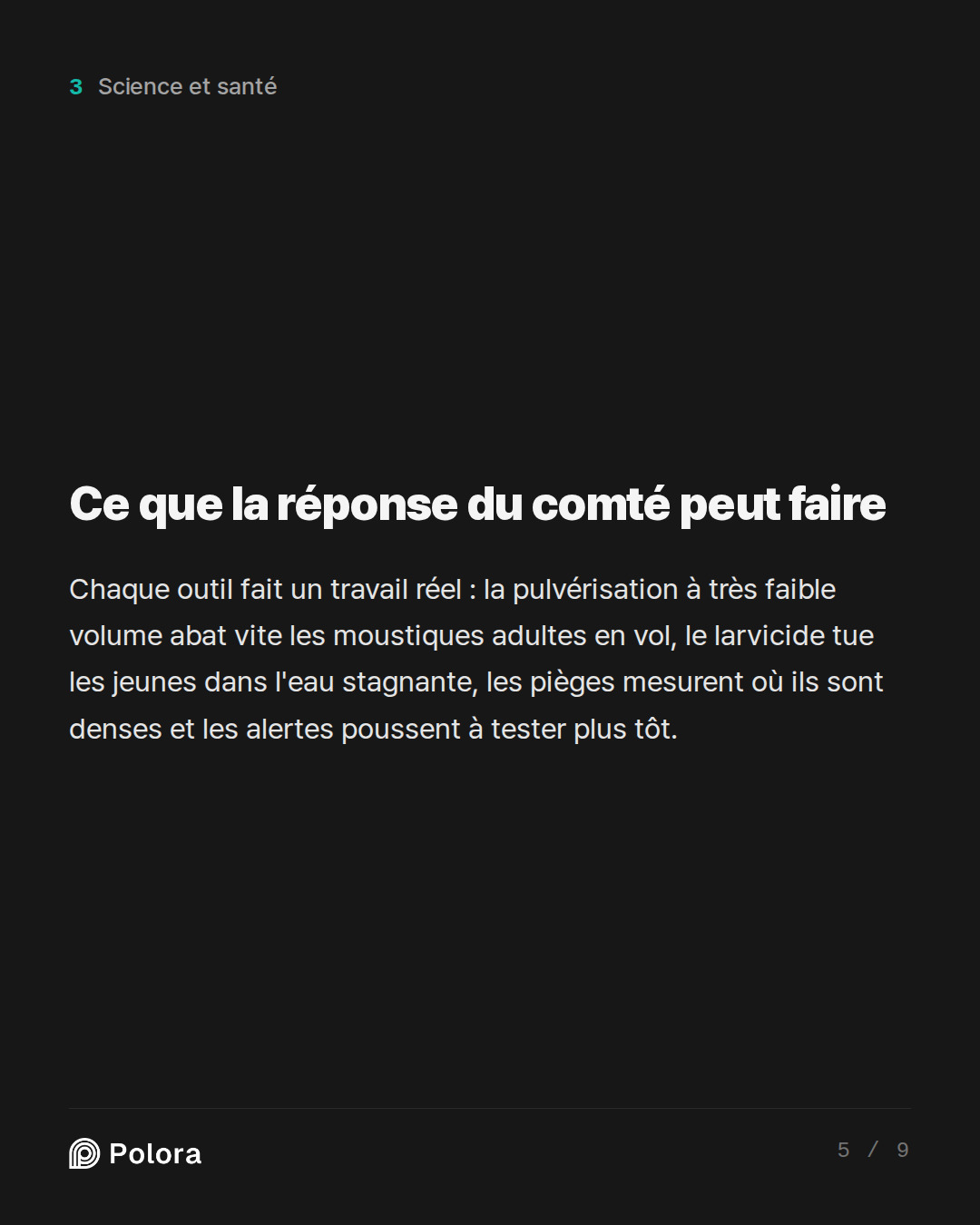 Ce que la réponse du comté peut faire