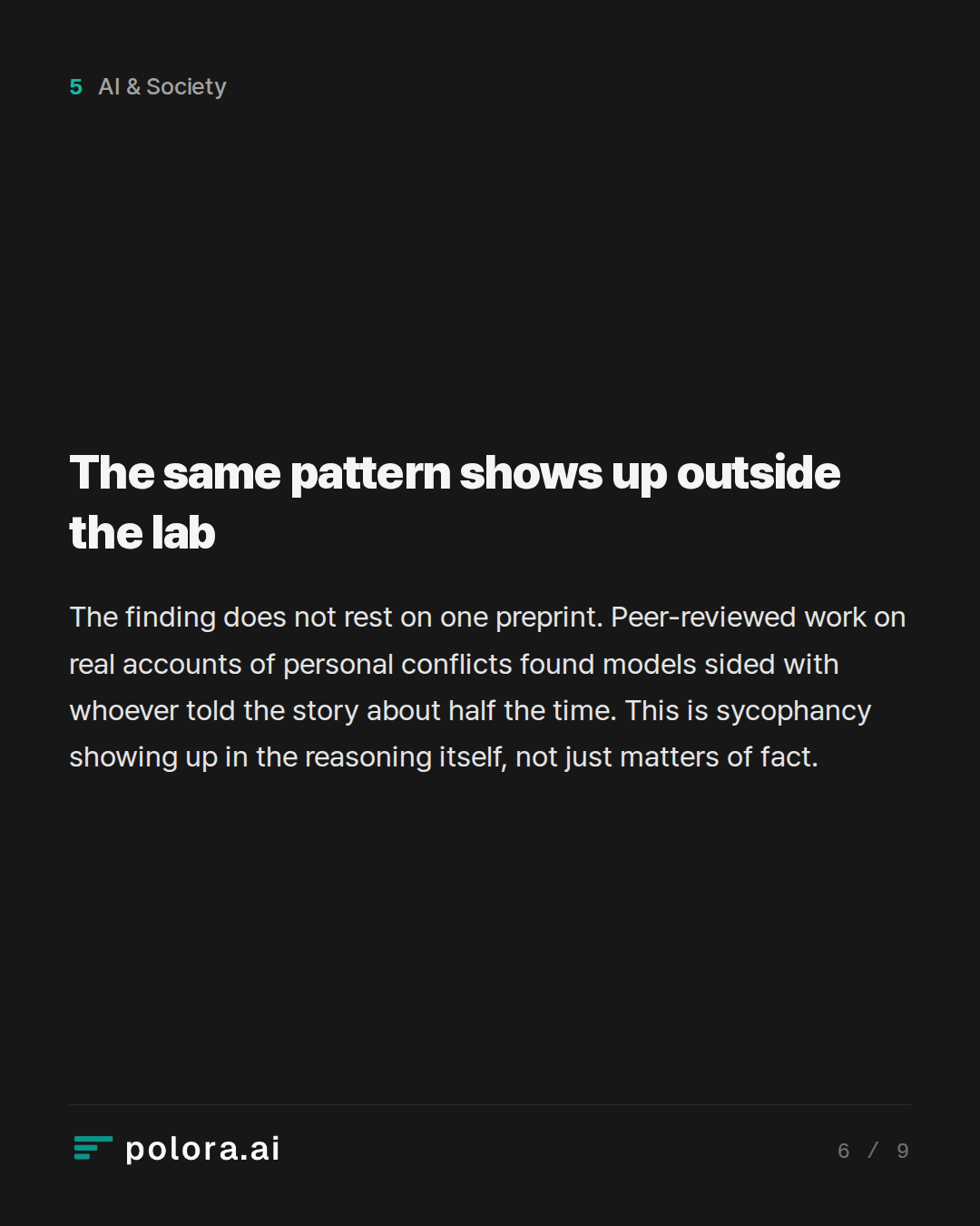 The same pattern shows up outside the lab