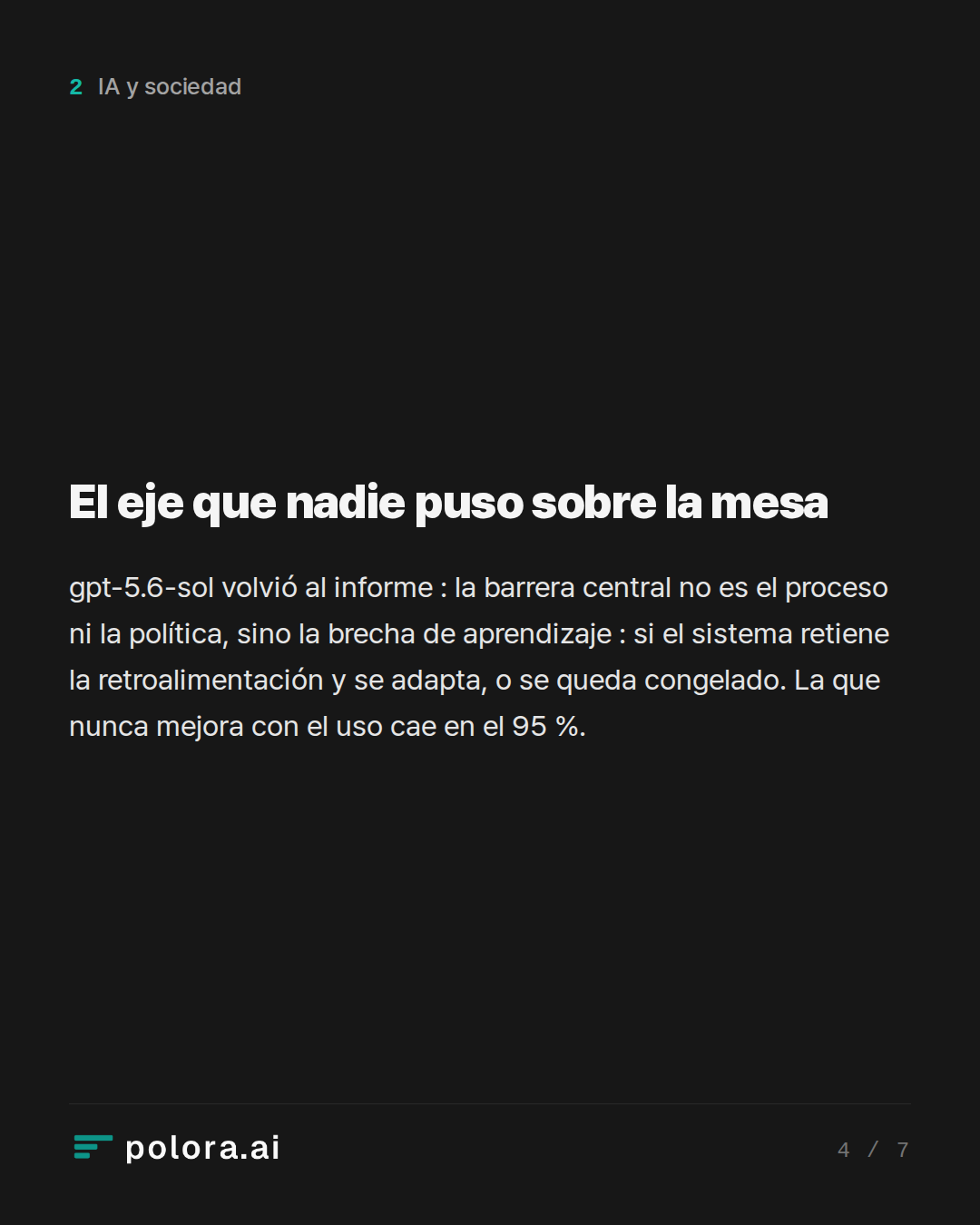 El eje que nadie puso sobre la mesa