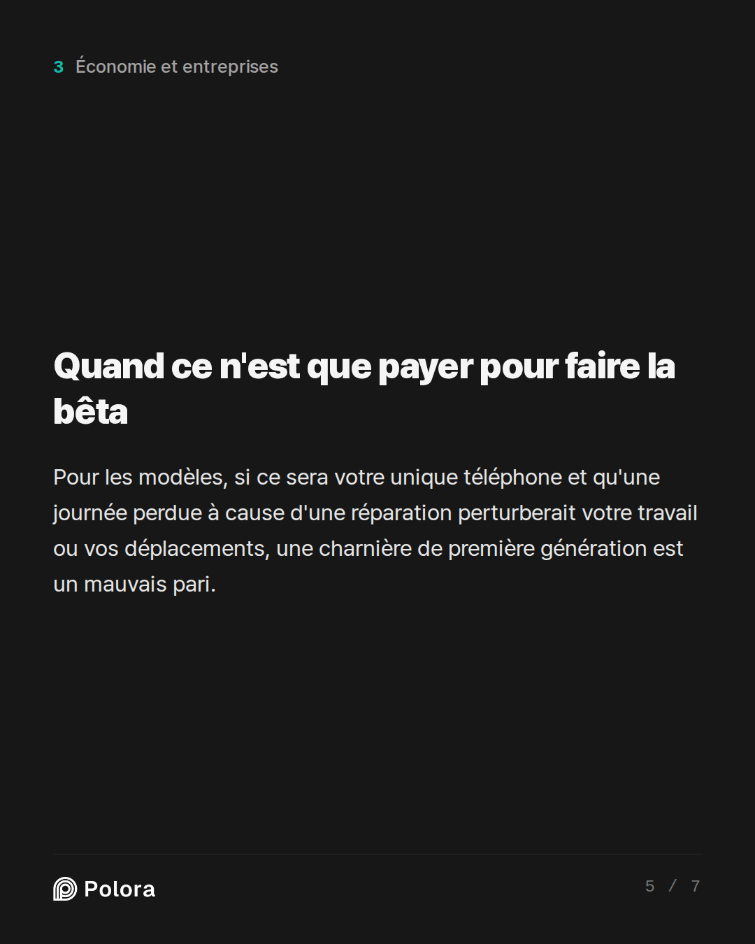Quand ce n'est que payer pour faire la bêta