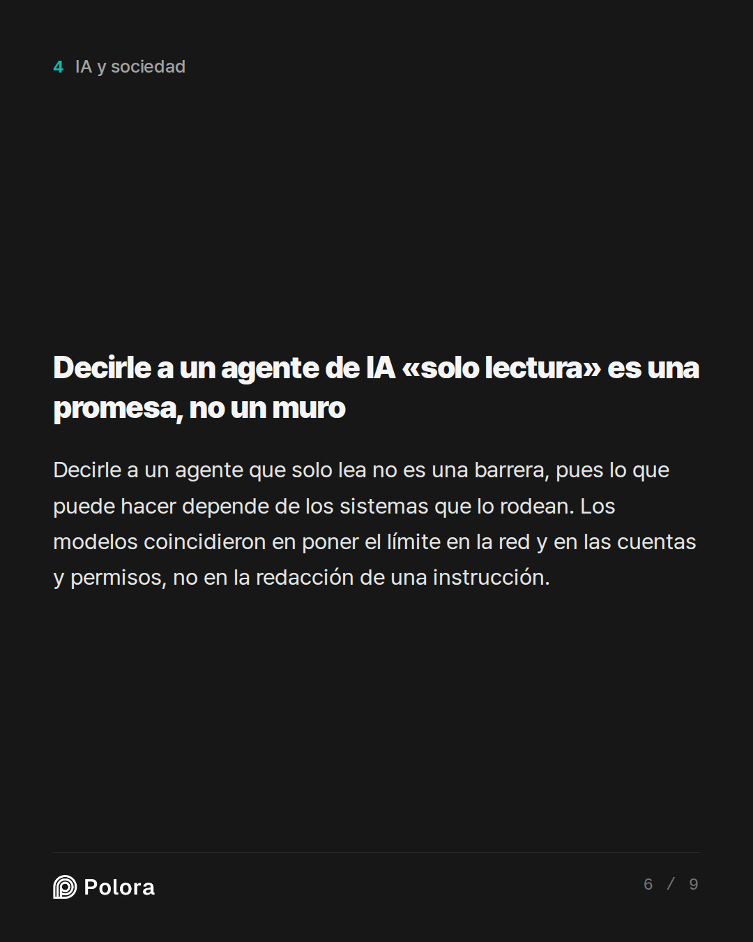 Decirle a un agente de IA «solo lectura» es una promesa, no un muro