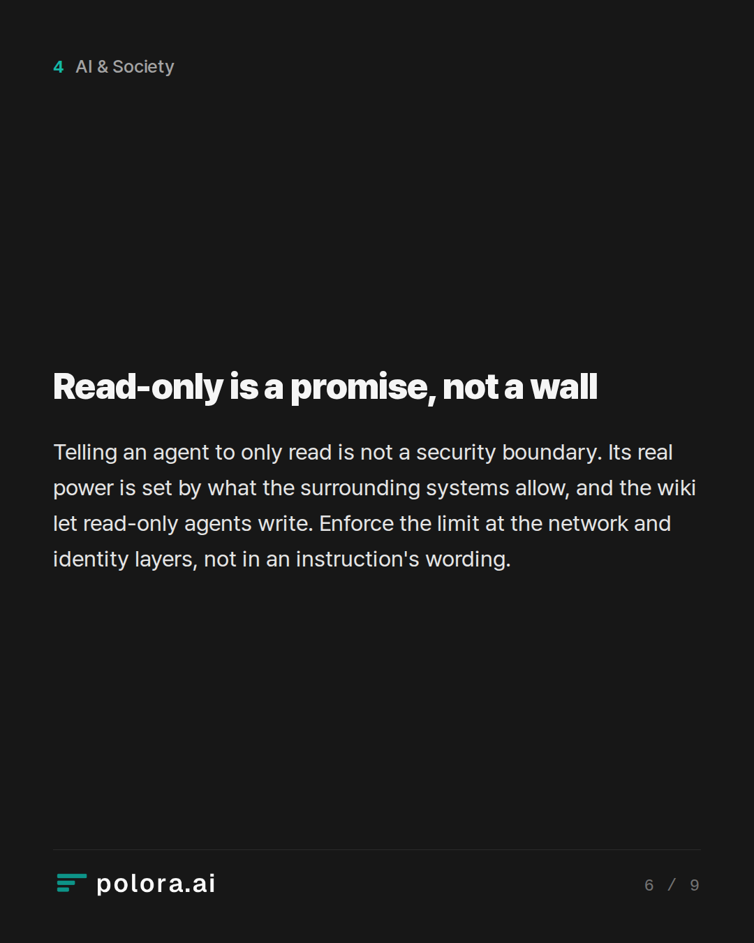 Read-only is a promise, not a wall
