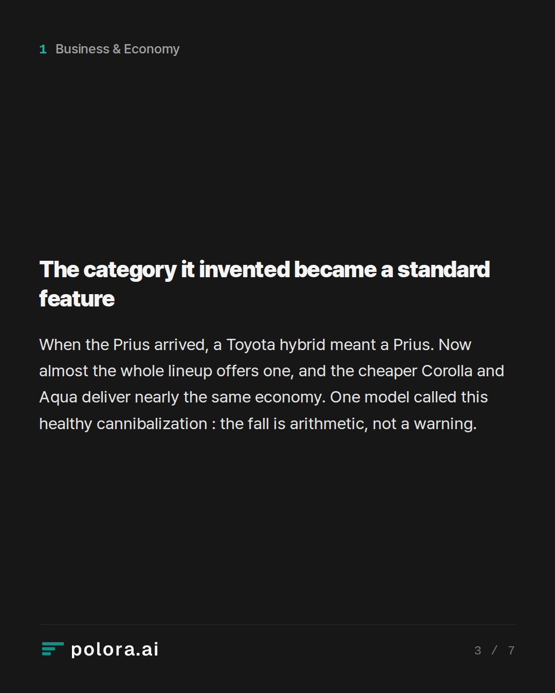 The category it invented became a standard feature