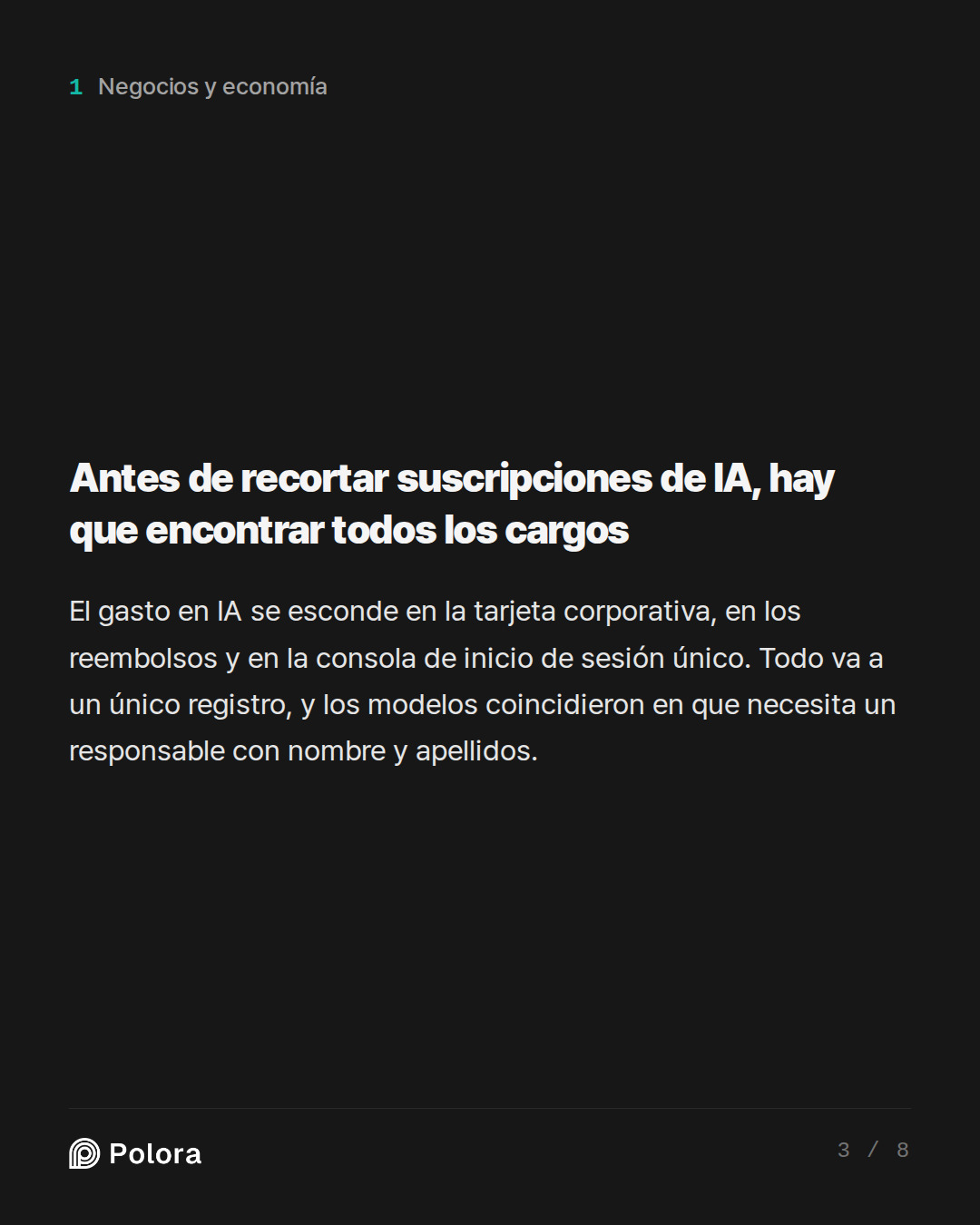 Antes de recortar suscripciones de IA, hay que encontrar todos los cargos